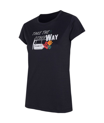 T-shirt Montagne Trangoworld Myra Femme BK