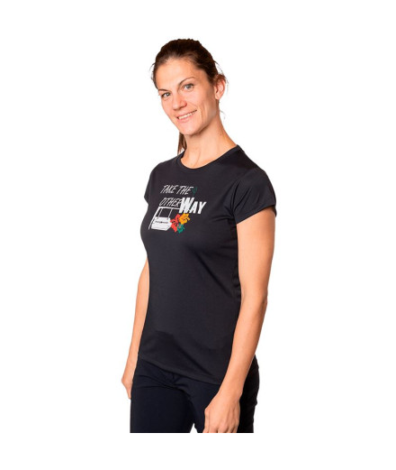 T-shirt Montagne Trangoworld Myra Femme BK 2