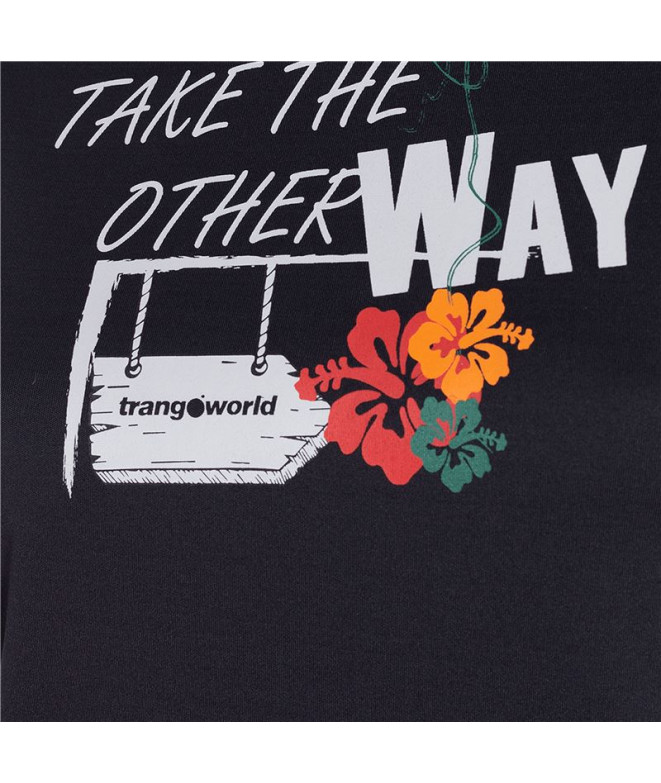 T-shirt de montanha Trangoworld Myra Woman BK
