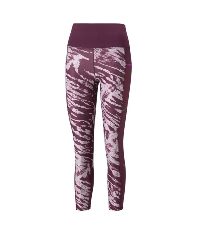 Collants 7/8 Puma run 5k Roxo para mulher