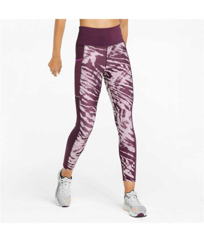 Collant 7/8 Puma run 5k Femmes Violet