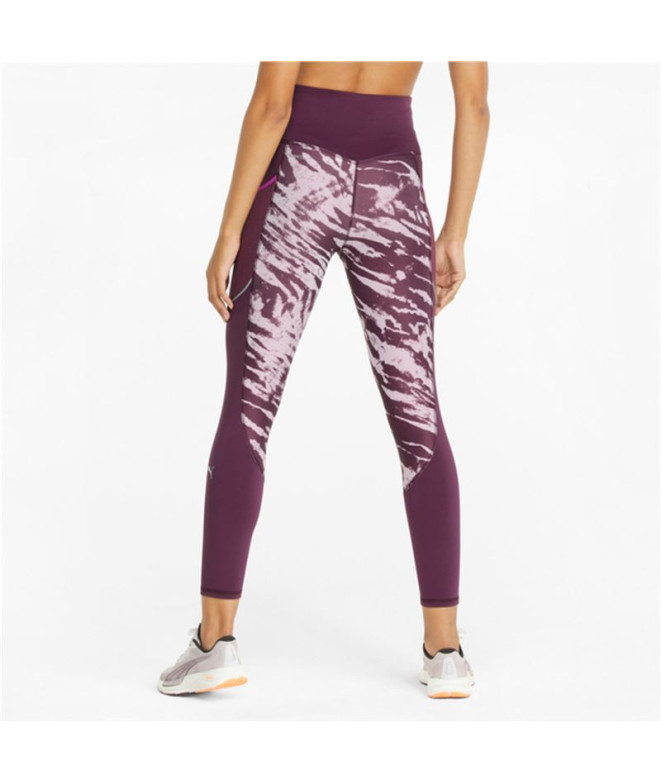 Collants 7/8 Puma run 5k Roxo para mulher