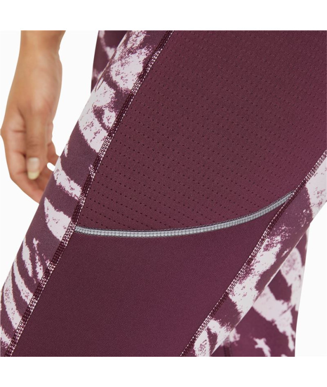 Collants 7/8 Puma run 5k Roxo para mulher