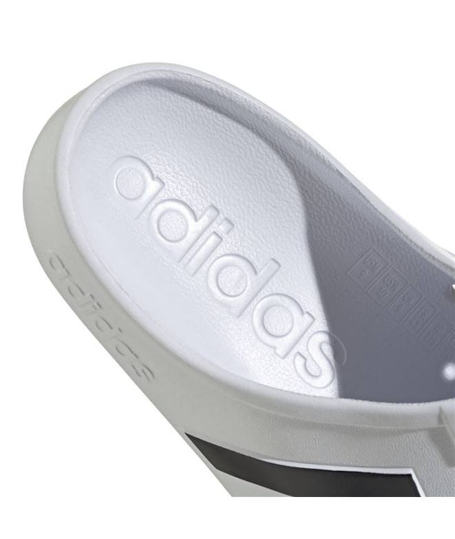 adidas Sabot Adilette Blanc/Noir