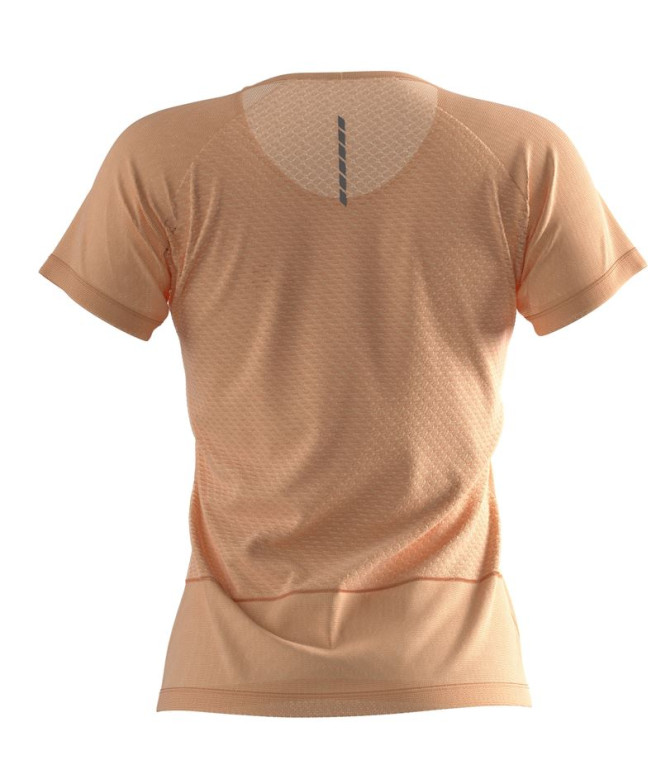 Running top Salomon Cross Rebel Woman Salmon