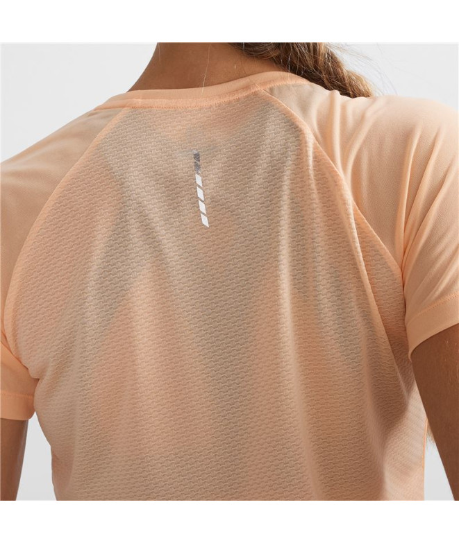 Running top Salomon Cross Rebel Femme Salmon