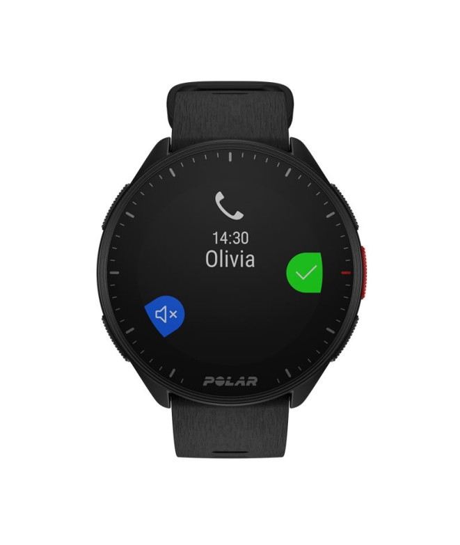 Reloj Polar Pacer Negro
