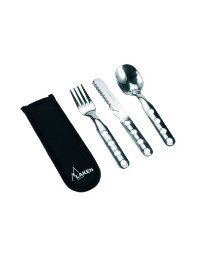Set Utensílios de mesa Laken a partir de 3 peças + coldre