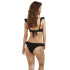 Top de biquíni Ysabel Mora Ruffle C Cup Preto
