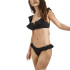 Top de biquíni Ysabel Mora Ruffle C Cup Preto