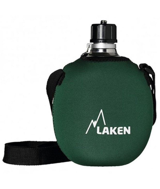 Cantil Laken Neoprene com tampa 1L Verde