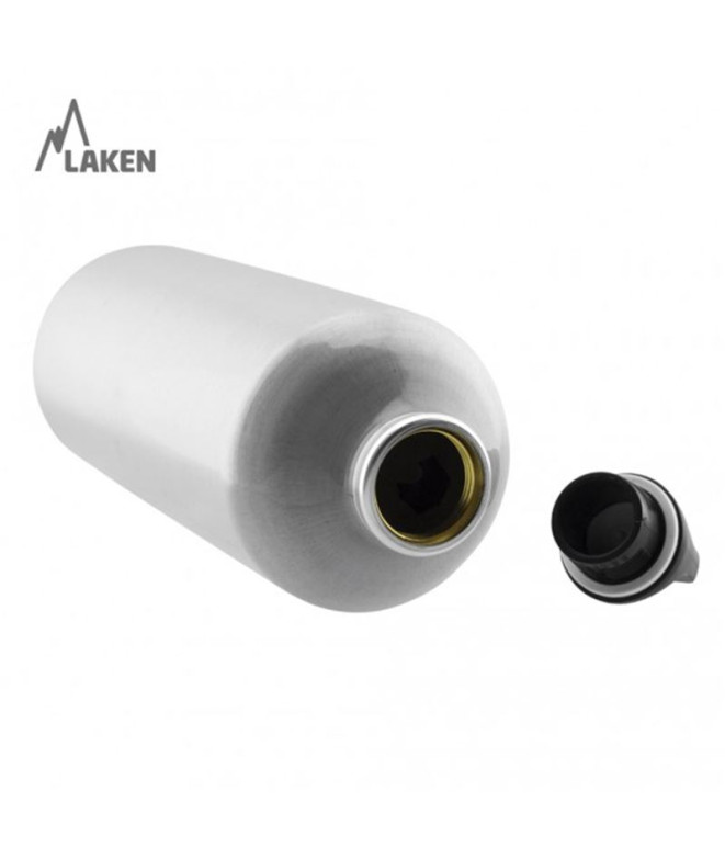 Botella de aluminio Laken Futura 0,6 L Gris