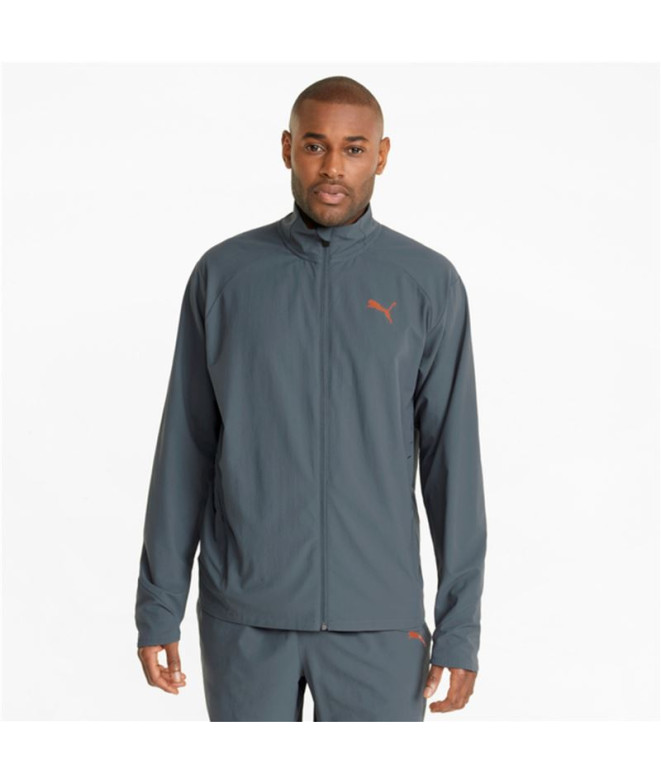 Casaco Puma Train UltRAREeave para homem Cinzento