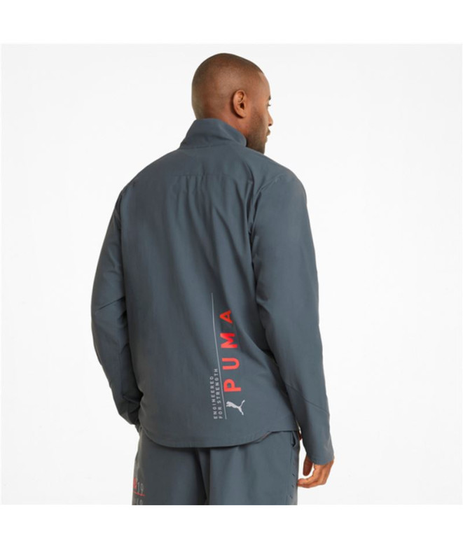 Casaco Puma Train UltRAREeave para homem Cinzento