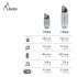 Garrafa Laken Tritan 0,45L azul claro T.Summit