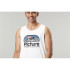 Picture Authentic Tank B Tank Top para homem Wh