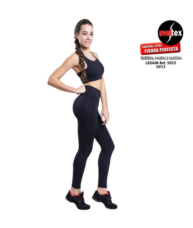 Leggings Happy Dance Alta ascensão para mulher Bk