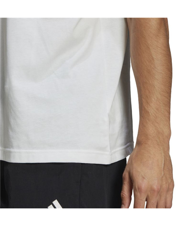 T-shirt adidas Essentials brandlove Homme Blanc