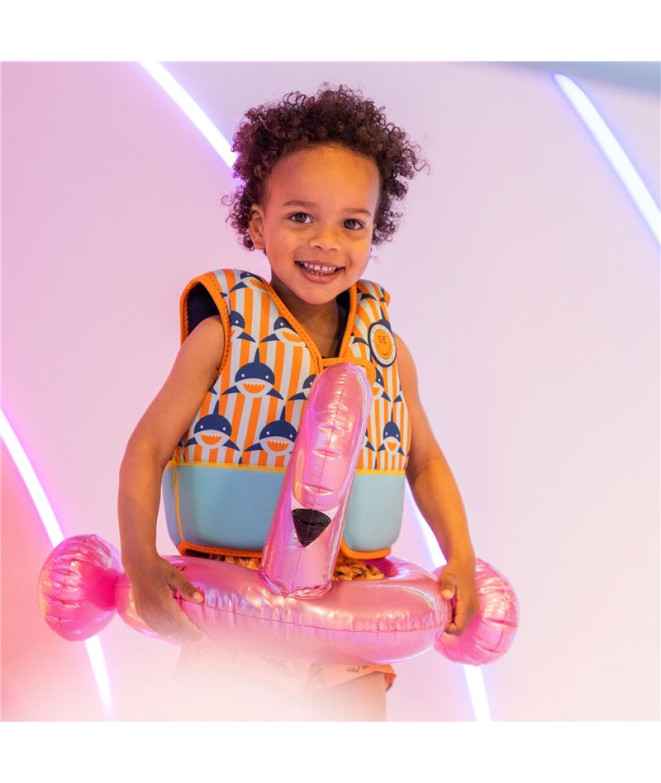 Colete Swim Essentials Tubarão 4-6 anos