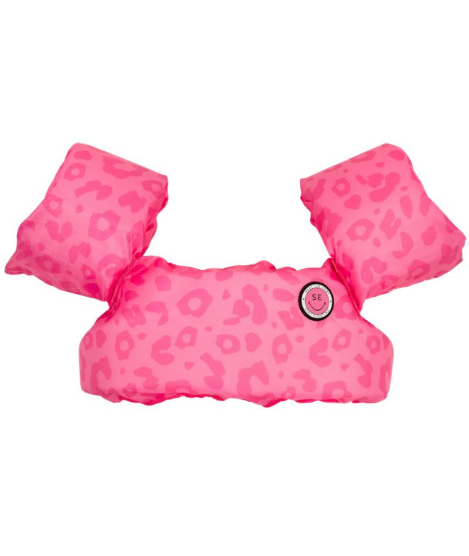 Colete float Swim Essentials Pink Leopard 2-6 anos de idade