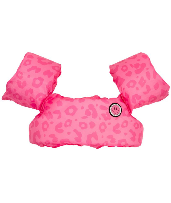Chaleco flotante Swim Essentials Pink Leopard 2-6 años