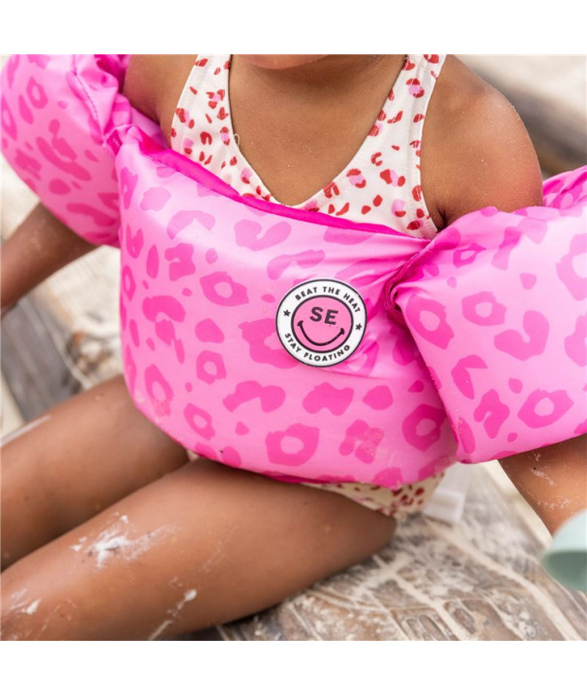 Chaleco flotante Swim Essentials Pink Leopard...