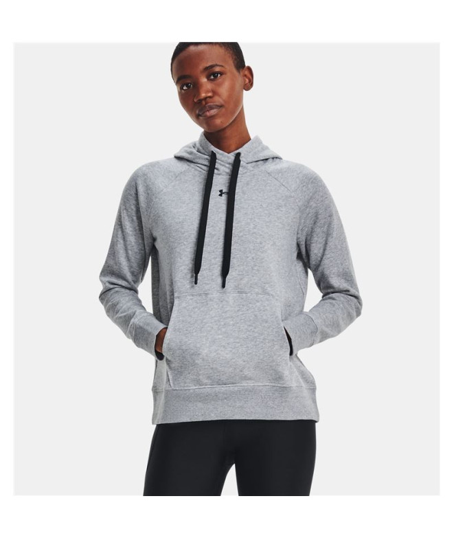 Sweatshirt Under Armou Fleece Rival Woman Cinzento