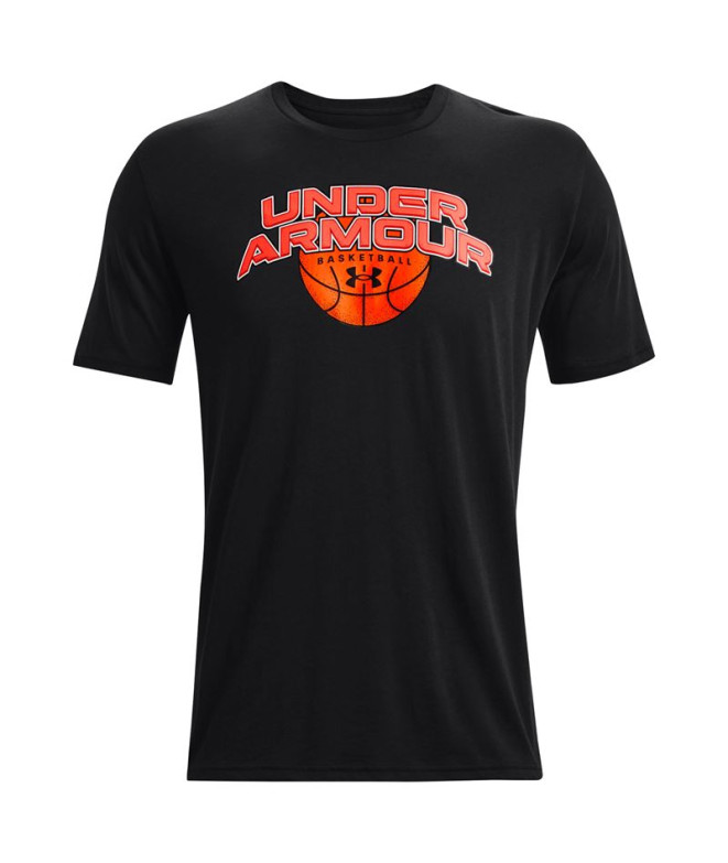 Under Armour T-Shirt de basquetebol com a marca da palavra para homem