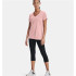 T-shirt Under Armour Tech SSV Mulher Rosa