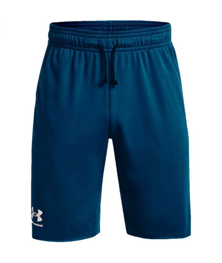 Short Under Armour Rival Terry Hommes Bleu
