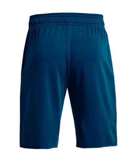 Short Under Armour Rival Terry Hommes Bleu 2