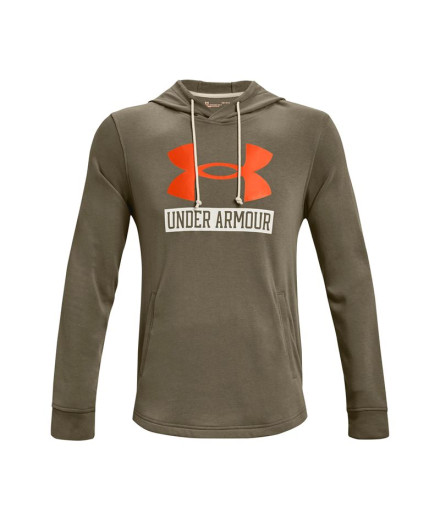 Under Armour Rival Polaire Grand Logo Homme Pull Hoodie Sweat à Capuche
