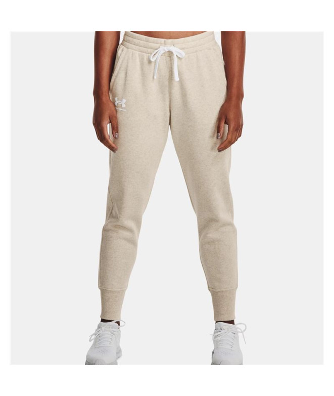 Calça Under Armour Rival Fleece Joggers Bege