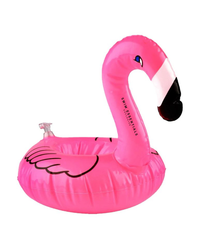 Flotador portavasos Swim Essentials Pink Flamingo 17 cm
