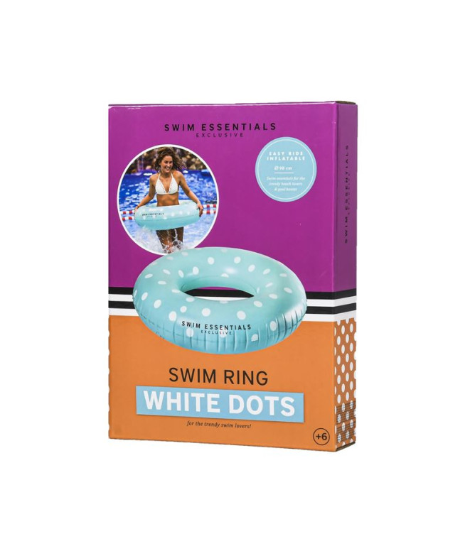 Flotteur Swim Essentials White Dots Blue 90 cm