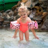 Manches Swim Essentials Rose Gold Leopard 2-6 ans