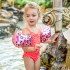 Manguitos Swim Essentials Rose Gold Leopard 2-6 años
