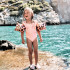 Manguitos Swim Essentials Rose Gold Leopard 2-6 años