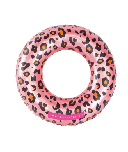 Float Swim Essentials Leopard Rose Gold Kids 55 cm