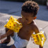 Mangas Swim Essentials Circo amarelo 2-6 anos