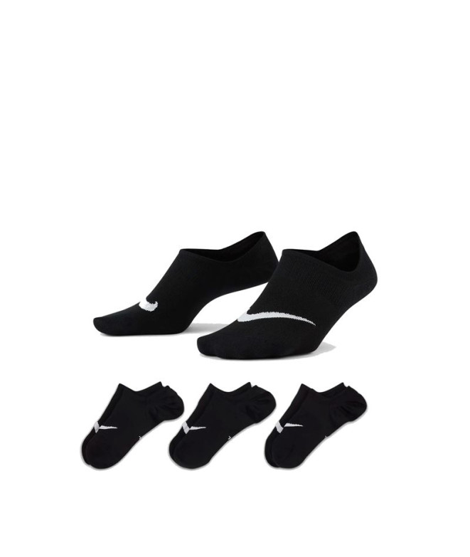 Calcetines Nike Everyday Plus Lightweight x3 Mujer Black
