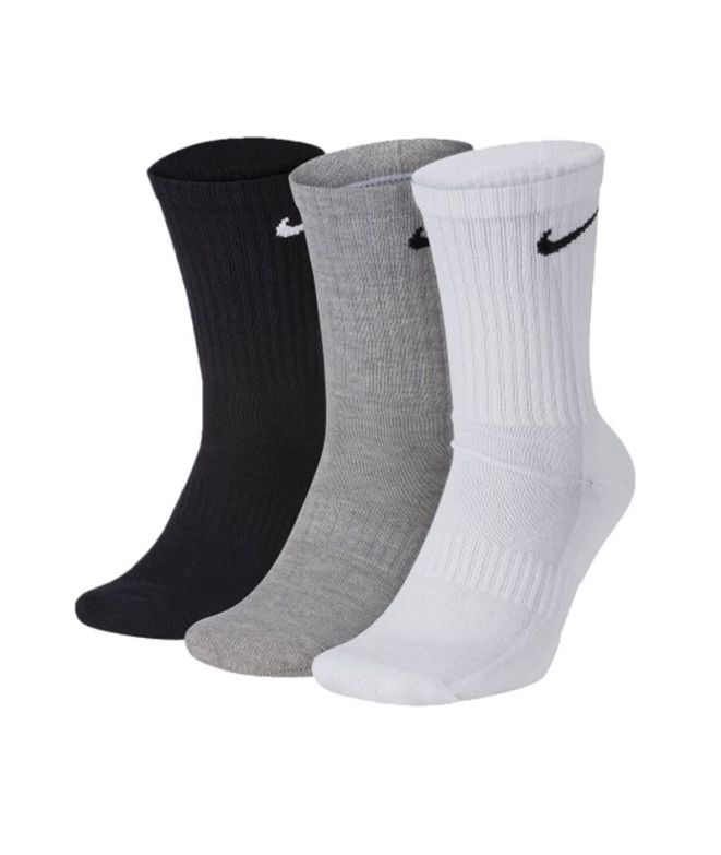 Calcetines Nike Everyday Cushioned x3 Hombre White