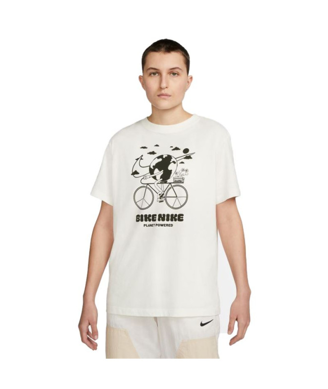 T-shirt Nike Homme manches courtes Bike Beige