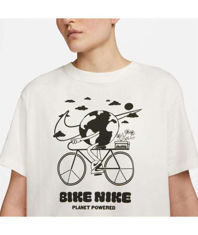 T-shirt Nike Homme manches courtes Bike Beige