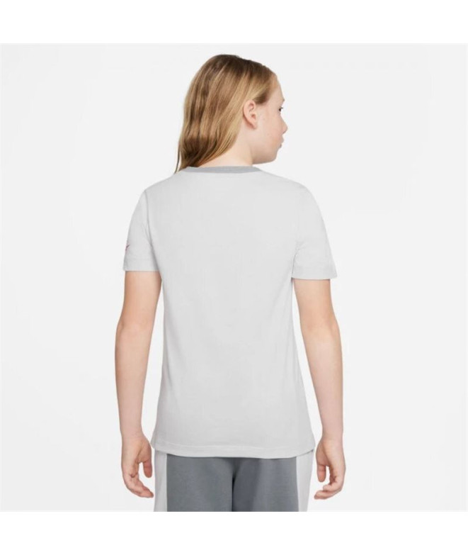 Camiseta Nike Menina manga curta Sportswear Branco