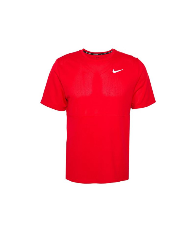 Camiseta manga corta de running Nike Dri-FIT Miler Hombre Red