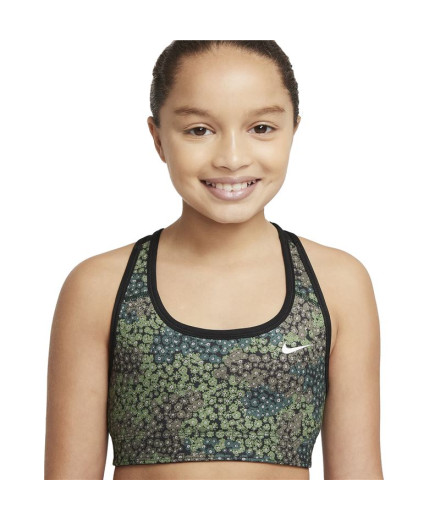 Sutiã esportivo Nike Menina Dri-FIT Swoosh Verde