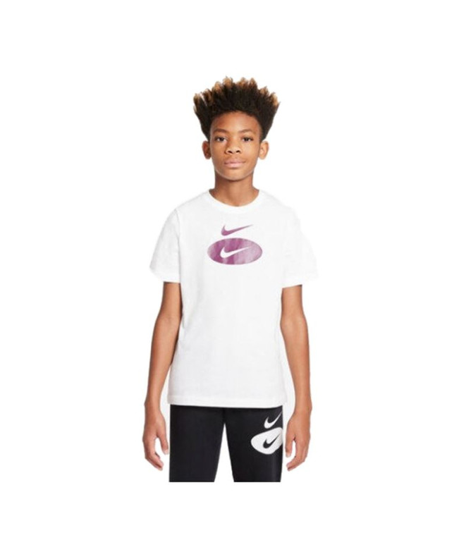 T-shirt à manches courtes Nike Sportswear Kids Blanc