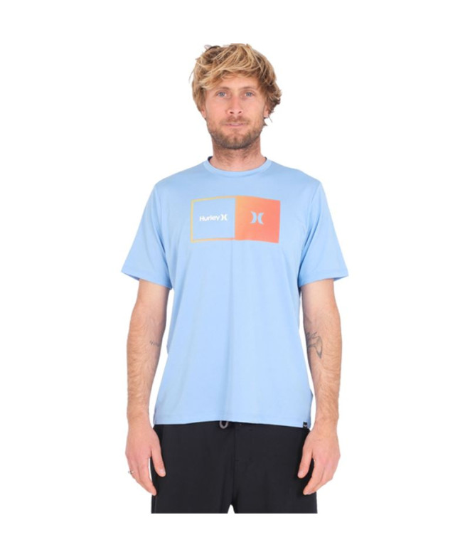 T-Shirt Hurley Halfer Gradient UPF para homem BL