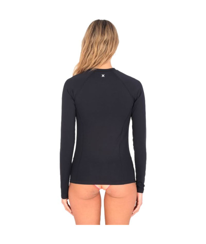 Hurley One and Only Solid Mock Surf Rashguard...